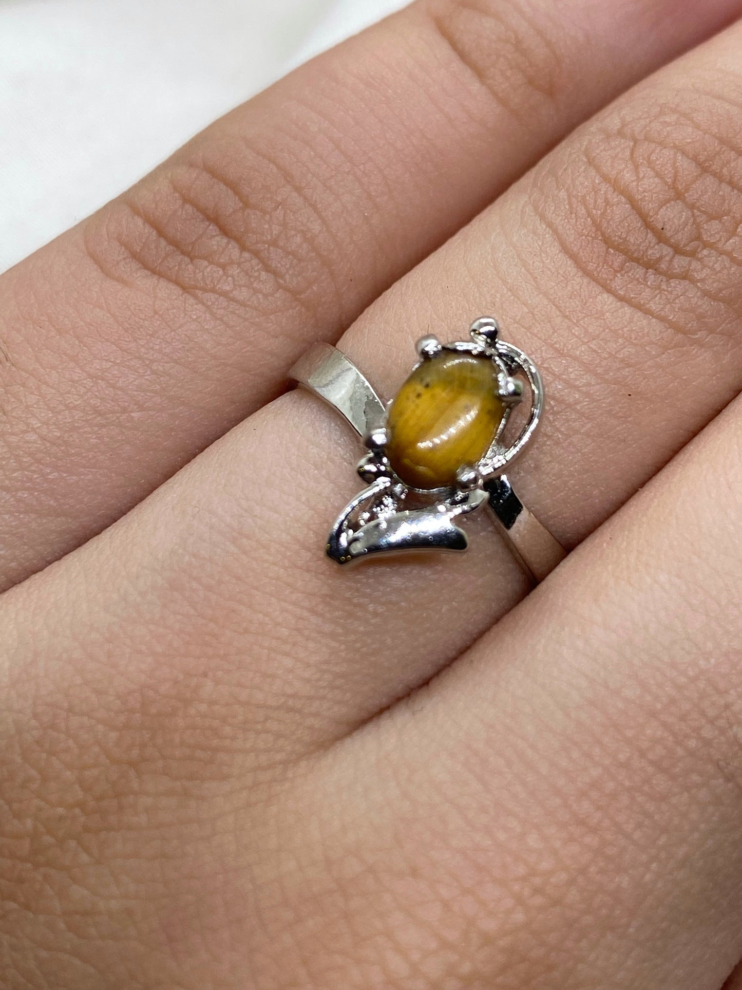 Tiger Eye Gemstone Ring