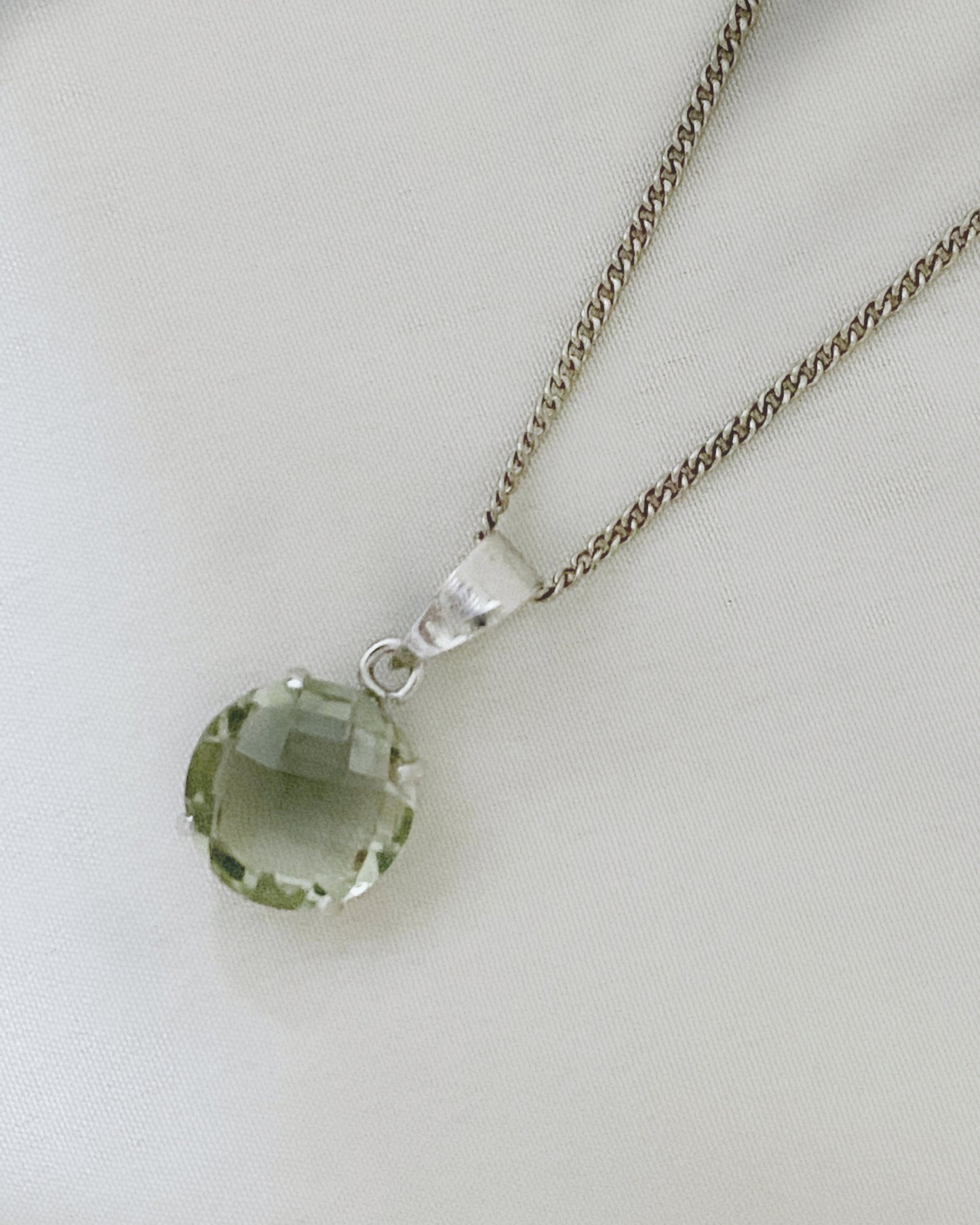 Green Amethyst Pendent