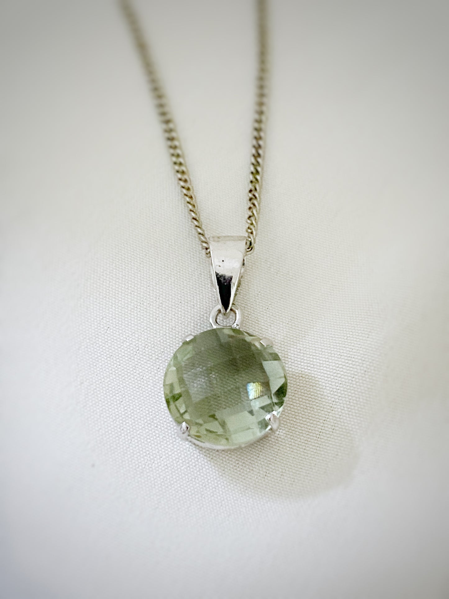 Green Amethyst Pendent