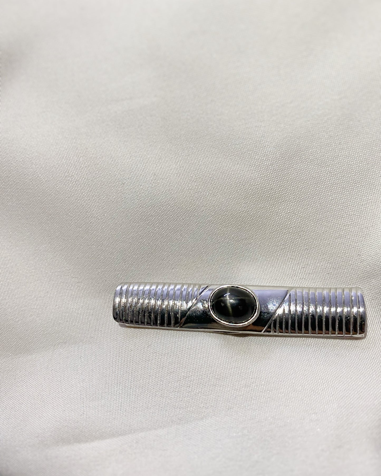 Black Star Cabochon Tie Tack