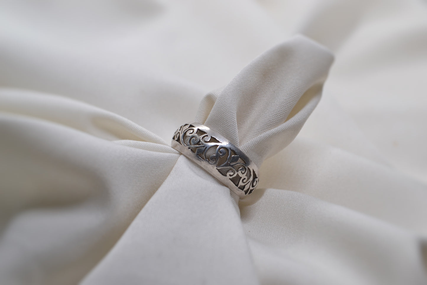 Silver Filigree Ring